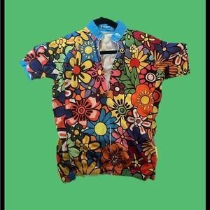 Floral Multicolor Men's street wear flower sports Shirt
